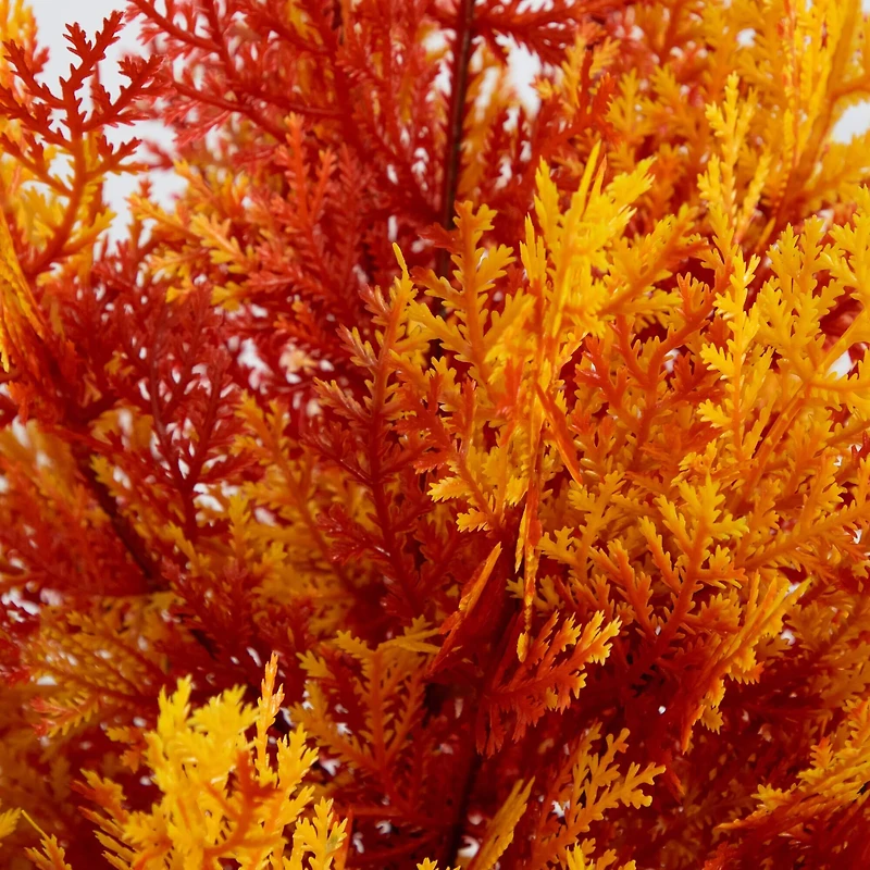 3ft. UV Resistant Autumn Artificial Fall Cedar Tree (Indoor/Outdoor)