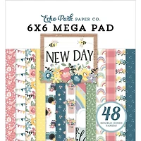 Echo Park™ Paper Co. New Day Double-Sided Mega Paper Pad, 6" x 6"