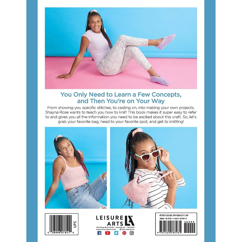 Leisure Arts® Beginner Knitting with Shayna Anne Rose