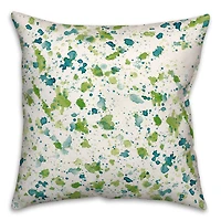 Blue & Green Speckles Indoor/Outdoor Pillow