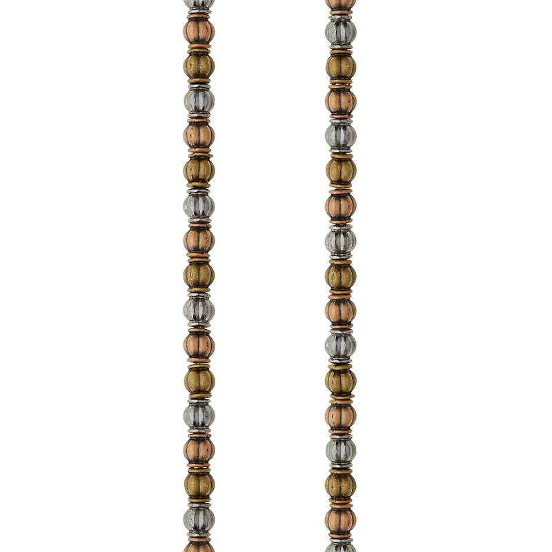 Metal Carved Lantern Beads, 5mm by Bead Landing™