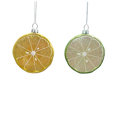 Assorted 2.75" Citrus Glass Ornament, 1pc. by Ashland®