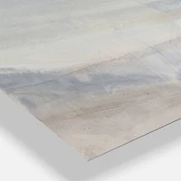 Designart Misty World Map Traditional 3 Panel Wall Clock