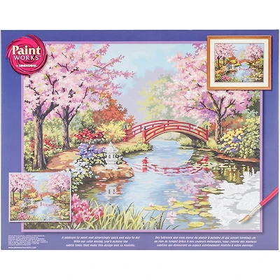 Dimensions® PaintWorks™ Japanese Garden Paint-by-Number Kit