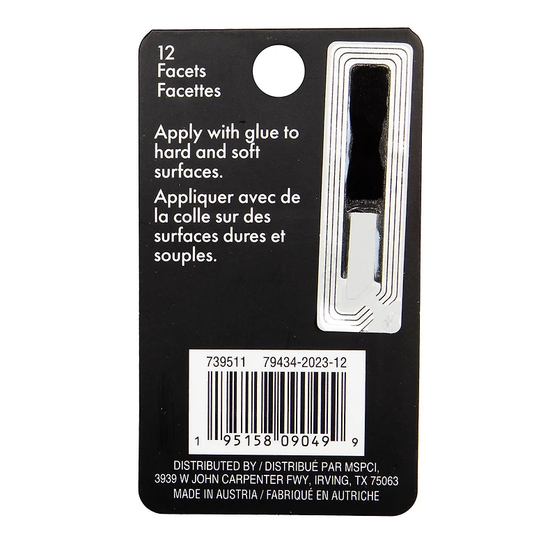 7.5mm Crystal AB Flame Glue-On Austrian Crystals by Bead Landing™, 10ct.