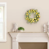 24" Yellow Spring Tulip Wreath