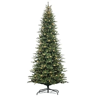 12ft. Pre-Lit Slim Balsam Artificial Fir Tree, Clear Lights