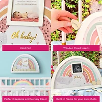Kate Aspen® Boho Rainbow Frame Baby Shower Guest Book Alternative