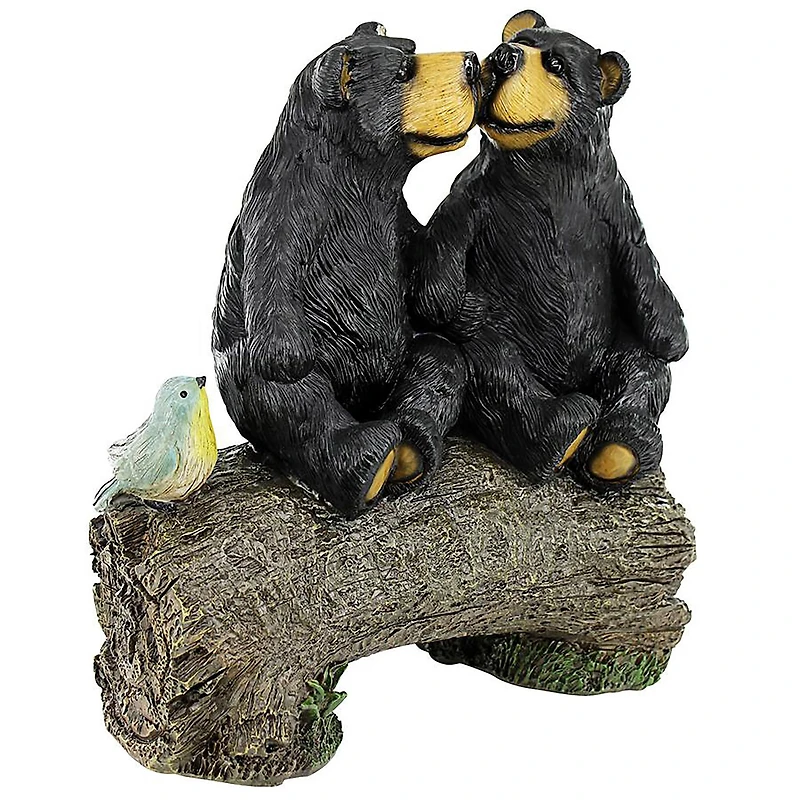 Design Toscano 13" Best Bear Buddies Garden Statue