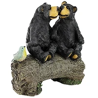 Design Toscano 13" Best Bear Buddies Garden Statue