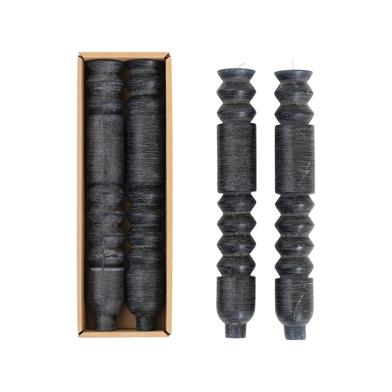 Hello Honey® 10" Unscented Totem Taper Candles in Box