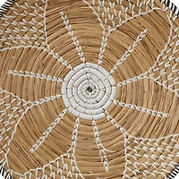 Brown Seagrass Bohemian Wall Decor, Set of 5 13", 19", 16", 14"