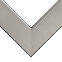 Frame USA Stainless Silver Single Image Picture Frame