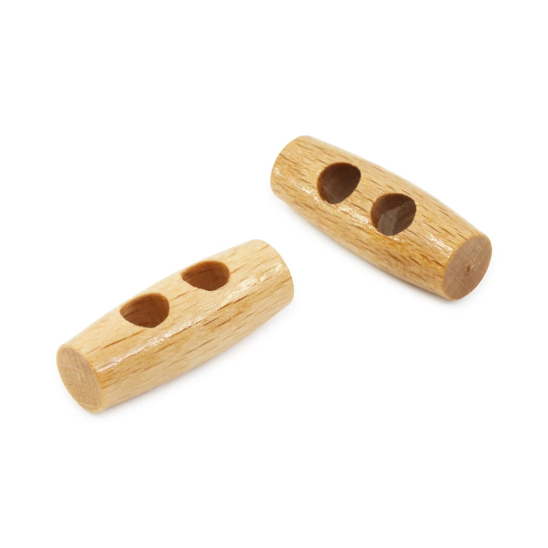 Dritz® 25mm Natural Sustainable Wood Toggle Button, 6ct.