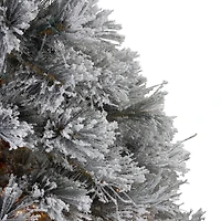 4.5ft. Pre-Lit Black Spruce Artificial Christmas Tree, Clear LED Lights