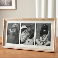 Simply Essentials™  3 Opening 5" x 7" Natural Collage Frame by Studio Décor®