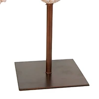 12" Pink Starfish Sculpture with Copper Stand