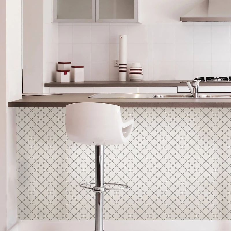 InHome Quatrefoil Peel & Stick Backsplash Tiles