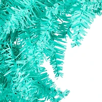 24" Unlit Aqua Fir Artificial Christmas Wreath