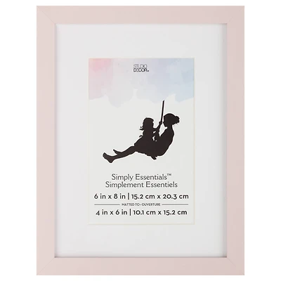 12 Pack: Pink Linear Frame with Mat, Simply Essentials™ by Studio Décor®