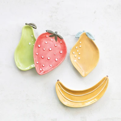 Hello Honey® Fruit Stoneware Plate Set