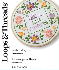 8" Overthink Embroidery Kit by Loops & Threads®