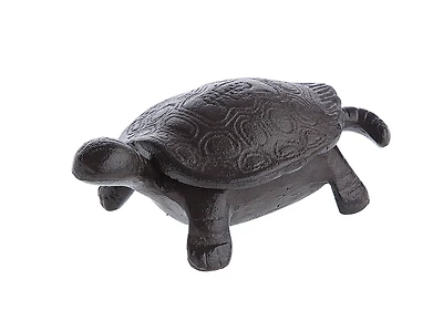 Hello Honey® 6" Secret Garden Decorative Cast Iron Tortoise Key Box