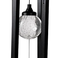 Glitzhome® 32" Solar Powered Windchime with Crackle Bulbs, 2ct.