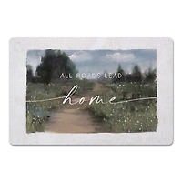 Home Floral Pathway 27" x 18" Floor Mat