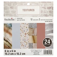 Textures Paper Pad by Recollections™, 6" x 6"
