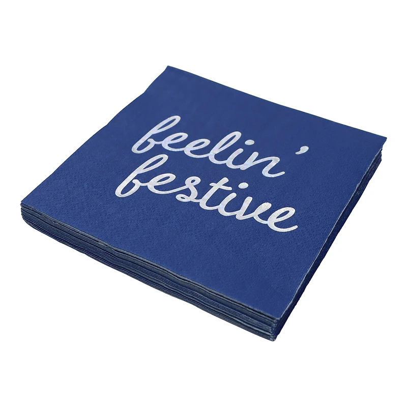 Blue Feelin' Festive Cocktail Napkins, 20ct. by Ashland®
