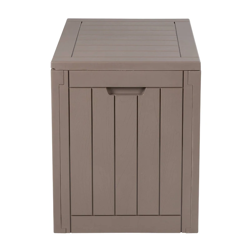 6 Pack: Honey Can Do 30gal. Brown Small Deck Outdoor Storage Box