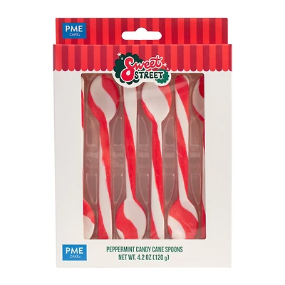 PME Cake Sweet Street® Peppermint Candy Cane Spoons, 6ct.