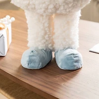 Glitzhome® 22"H Christmas Fabric Standing Yeti