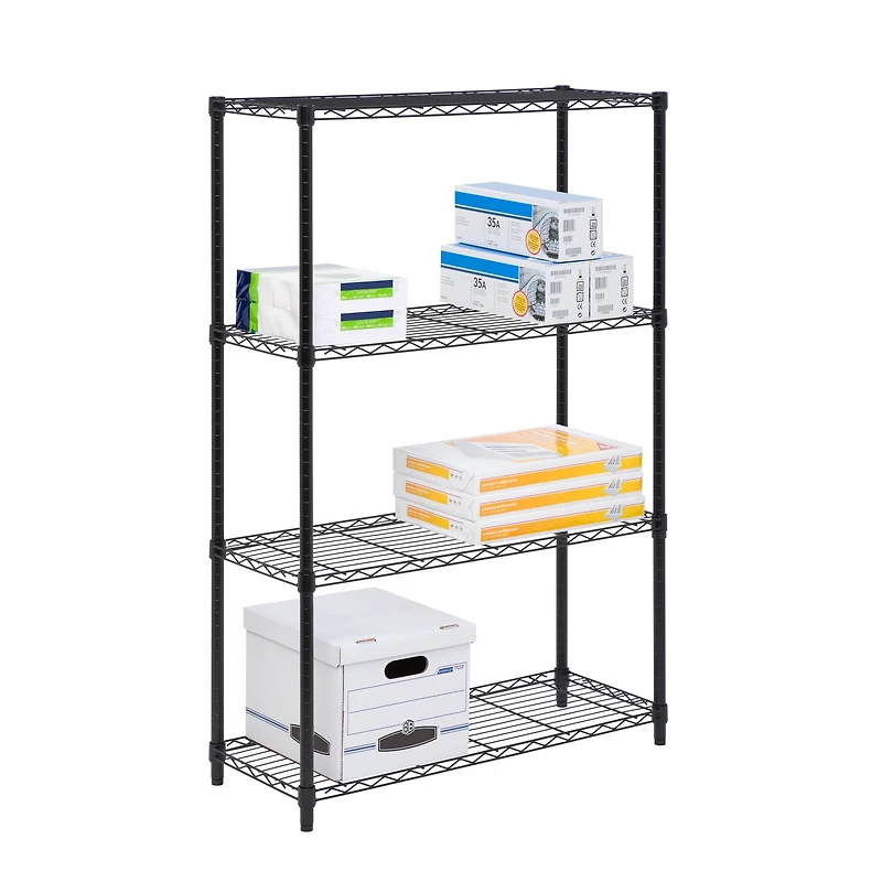Honey Can Do 4-Tier Shelving Unit, 250 lbs. Capacity