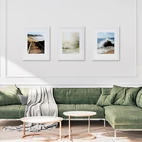 3 Pack White 8" x 10" Frame with Mat, Gallery™ by Studio Décor®