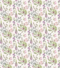 Suzanne Nicoll Peony Tossed Floral Cotton Fabric