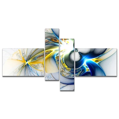 Designart - Shining Multi Colored Plasma