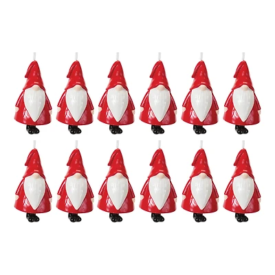 12ct. Ceramic Gnome Bell Ornament