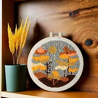 6" Forest Punch Needle Kit by Loops & Threads®