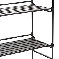 Organize It All 4 Tier Espresso Freestanding Shelf