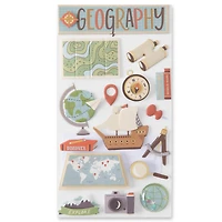 Geography Dimensional Stickers by Recollections™
