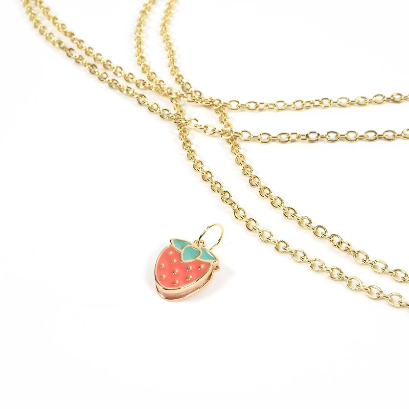 Scented Strawberry Charm by Bead Landing™