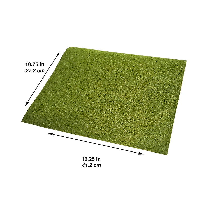 JTT Scenery Products Light Green Grass Mat, 10.75" x 16.25"