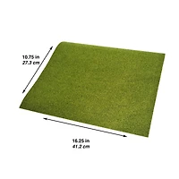 JTT Scenery Products Light Green Grass Mat, 10.75" x 16.25"