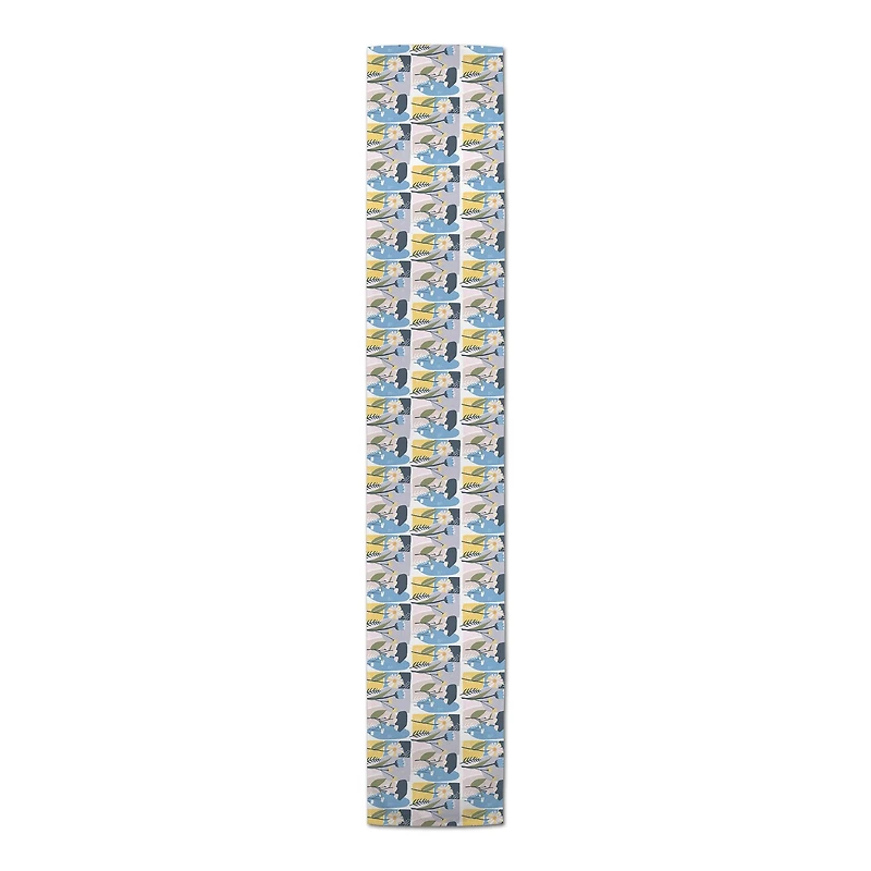 Floral Shapes Indoor/Outdoor Table Runner