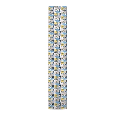 Floral Shapes Indoor/Outdoor Table Runner