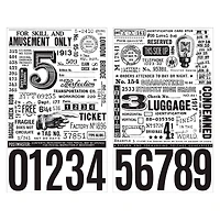 Tim Holtz® Idea-Ology® Remnant Rubs Eccentric Rub-Ons