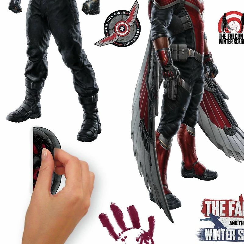 RoomMates Marvel Falcon & The Winter Soldier Peel & Stick Wall Decals