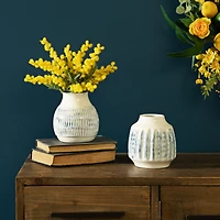 6" Ceramic Vase Set